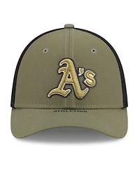 New Era Men's Olive Athletics 2026 Armed Forces Day 39THIRTY M-Crown Flex Hat