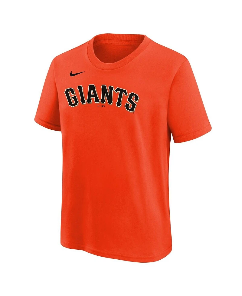 Nike Big Boys and Girls Jung Hoo Lee Orange San Francisco Giants Name & Number T-Shirt