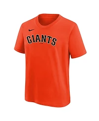 Nike Big Boys and Girls Jung Hoo Lee Orange San Francisco Giants Name & Number T-Shirt