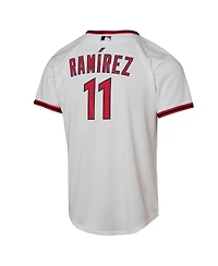 Nike Big Boys and Girls Jose Ramirez White Cleveland Guardians Home Replica Player Jersey