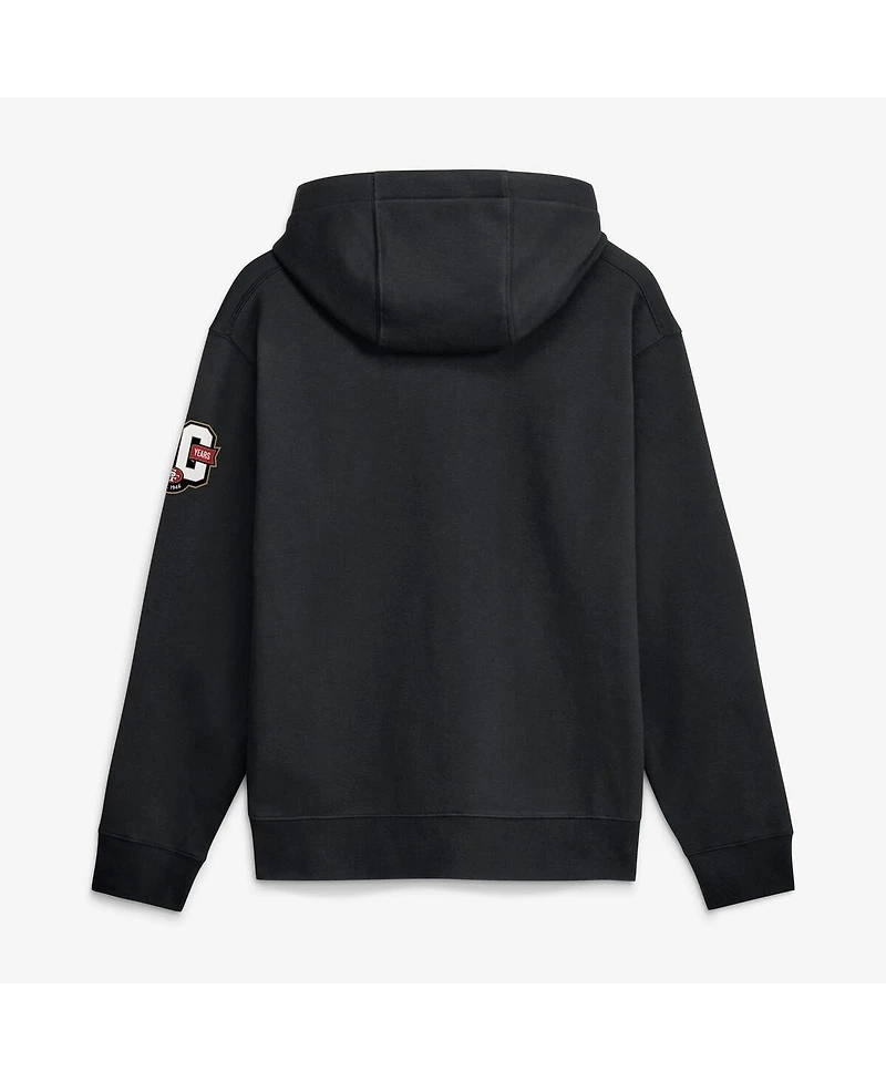 Nike Men's Black San Francisco 49ers 80th Anniversary Third Down Stop Club Fleece Hoodie