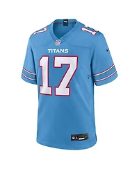 Nike Men's Chimere D Light Blue Tennessee Titans Team Game Jersey