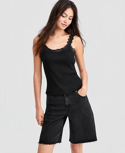 And Now This Women's Lace-Trim Tank Top, Macy's Exclusive