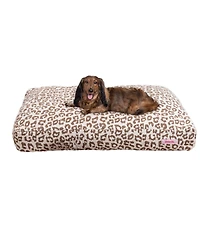 The Licker Store MabelDesigner Modern Ultra Soft Reversible Plush Rectangular Pet Bed with Washable Cover