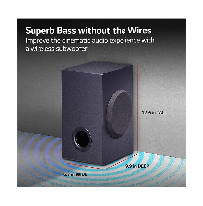 Lg Channel Home Theatre Soundbar System, Wireless Subwoofer and Rear Speakers, Dolby Digital