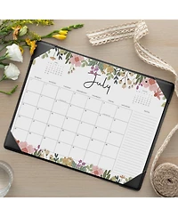 Gnuadz Desk Calendar 2026 Desktop Mat Floral Blotter 18 Months