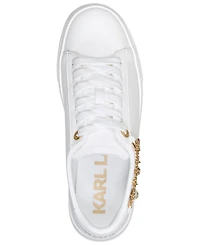 Karl Lagerfeld Paris Women's Cate Charms Lace-Up Sneakers