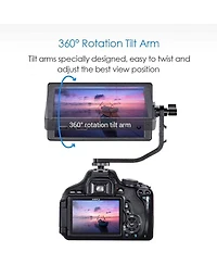 AndyCine Tilt Arm Shoe Mount L Bracket for 4.5-5.7" Monitor