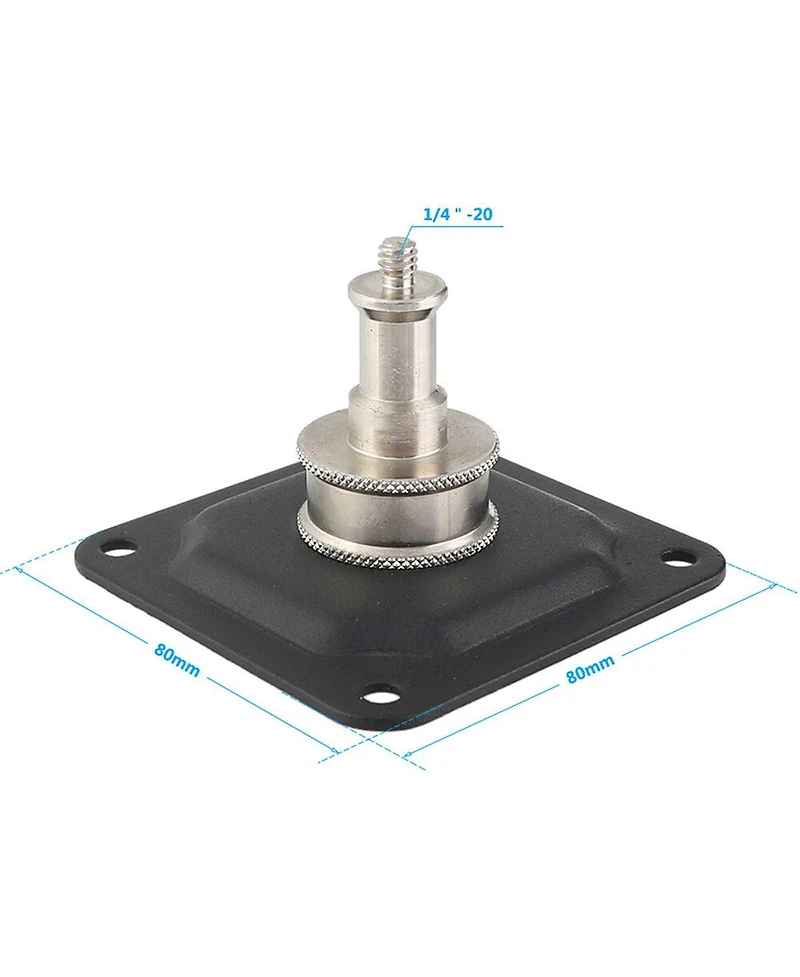 Camvate Wall Mount w/1/4"-20 Adapter for Studio Video Shooting, Square Base