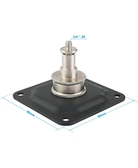 Camvate Wall Mount w/1/4"-20 Adapter for Studio Video Shooting, Square Base