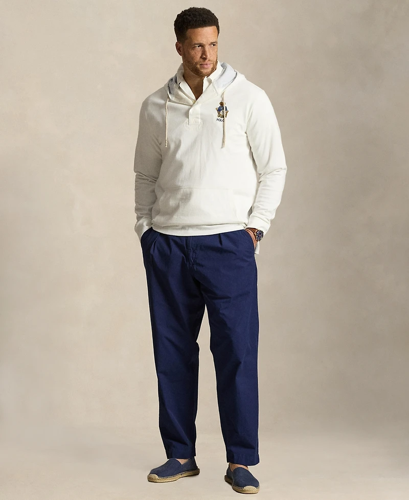 Polo Ralph Lauren Men's Big & Tall Bear Jersey Hoodie