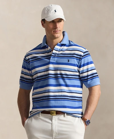 Polo Ralph Lauren Men's Big & Tall Striped Mesh Shirt