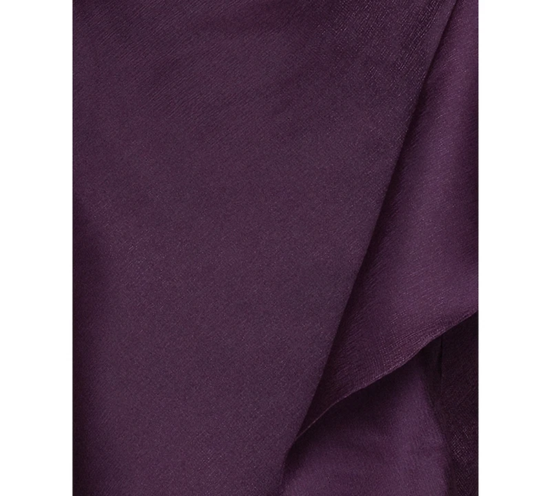 Xscape Women's One-Shoulder Ruffle Detail Ball Gown