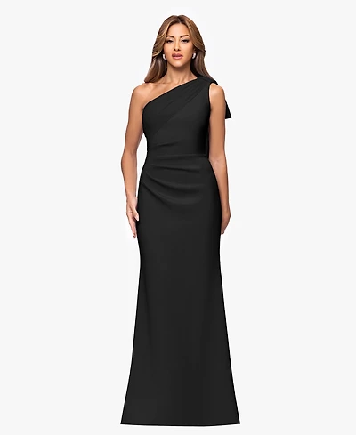 Xscape Women's One-Shoulder Maxi Dress