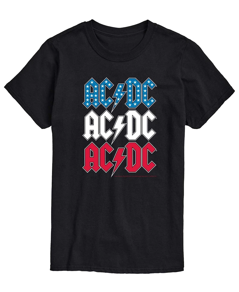 Airwaves Men's Acdc Usa Stack Short-Sleeve Graphic T-Shirts