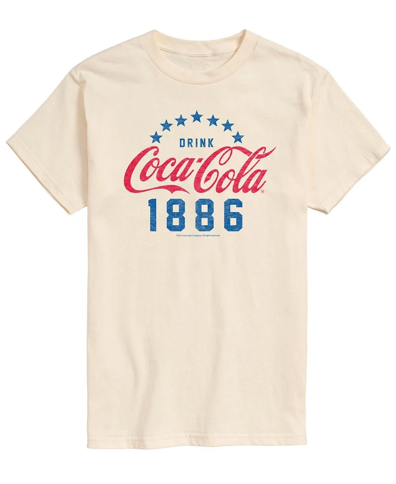 Airwaves Men's Coca-Cola Star Circle Short-Sleeve Graphic T-Shirt