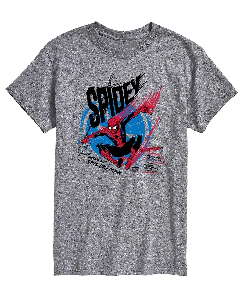 Airwaves Men's Spiderman Spidey Speed Short-Sleeve Graphic T-Shirts