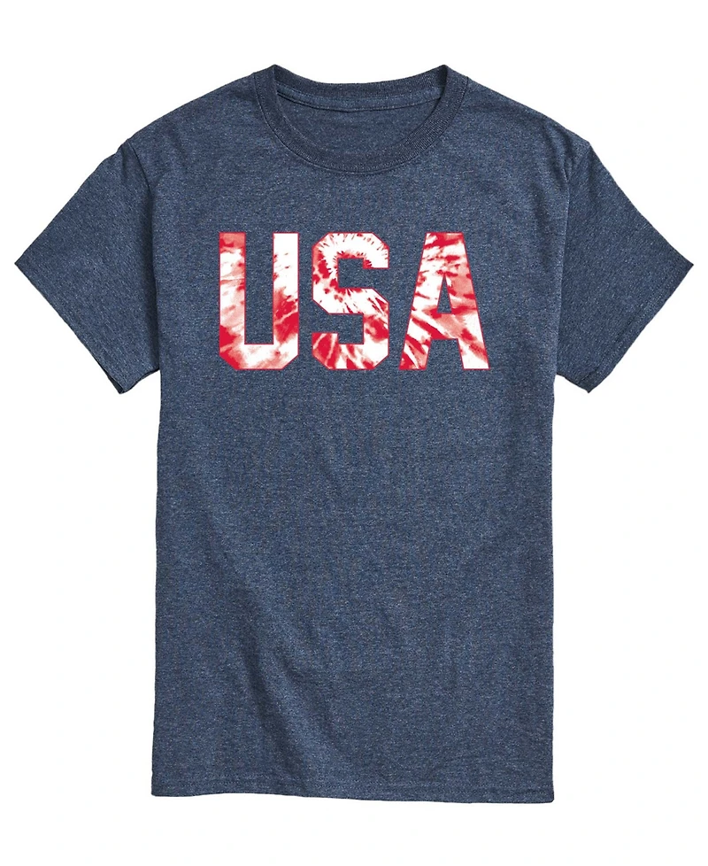 Airwaves Men's Tie Dye Usa Short-Sleeve Graphic T-Shirts