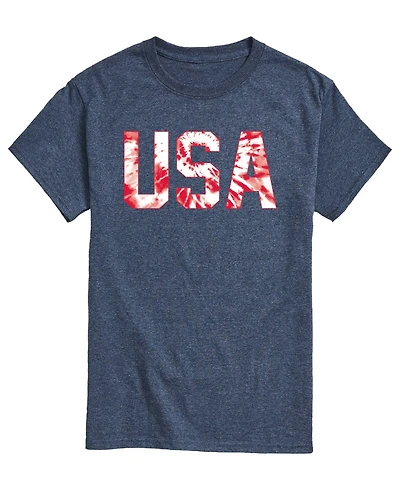 Airwaves Men's Tie Dye Usa Short-Sleeve Graphic T-Shirts