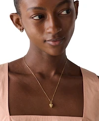 kate spade new york Gold-Tone Secret Garden Strawberry Short Pendant Necklace