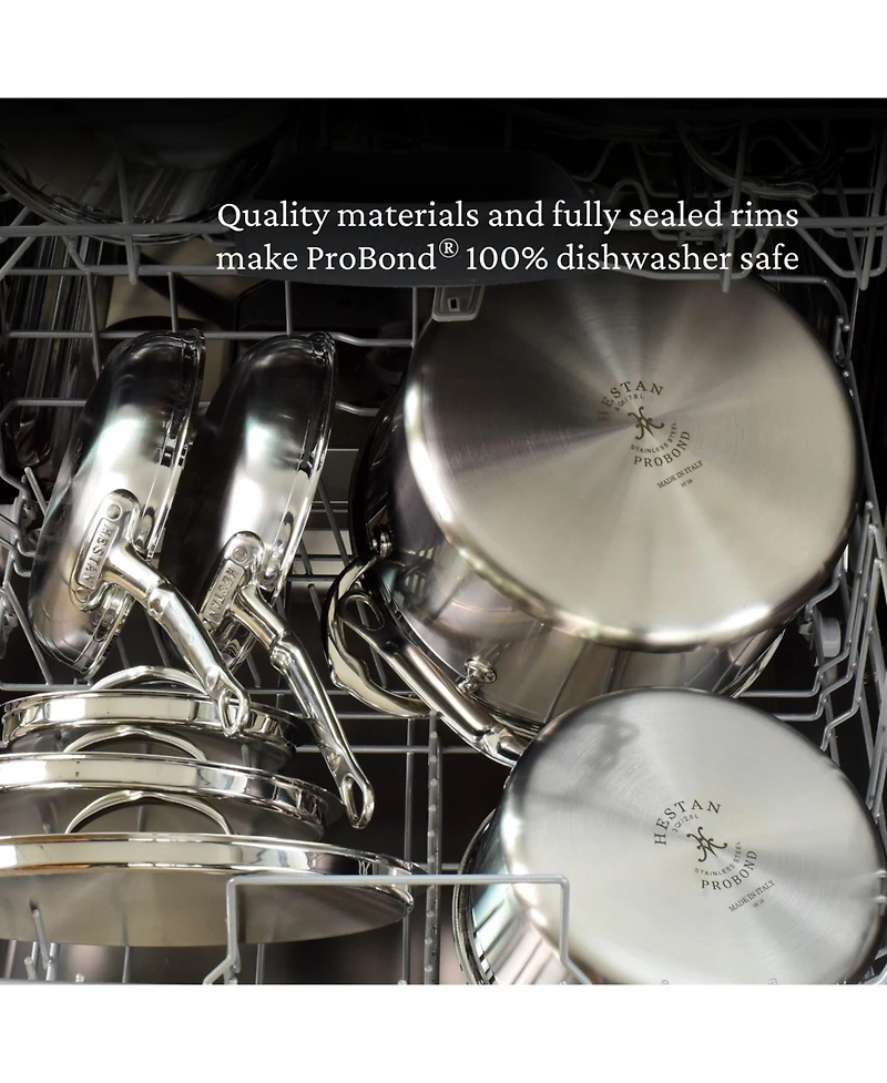 ProBond Clad Stainless Steel -Quart Covered Saucepan