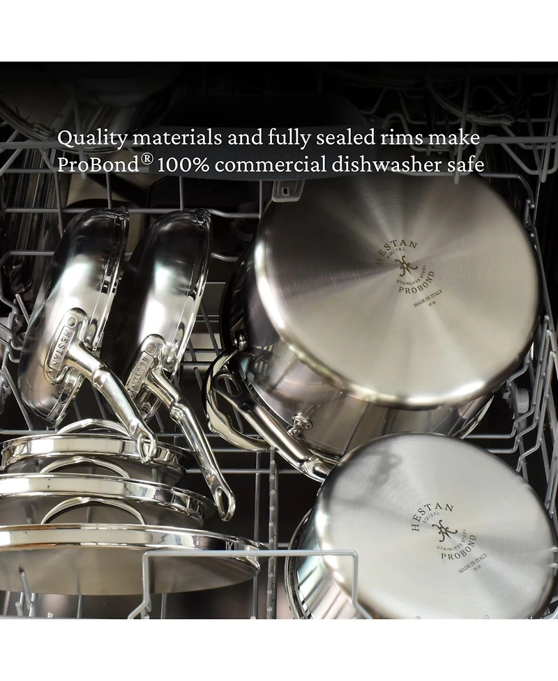 ProBond Clad Stainless Steel 8-Quart Covered Stock Pot