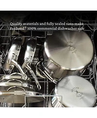 ProBond Clad Stainless Steel 8-Quart Covered Stock Pot