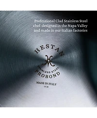 ProBond Clad Stainless Steel 5-Quart Covered Saute with Helper Handle
