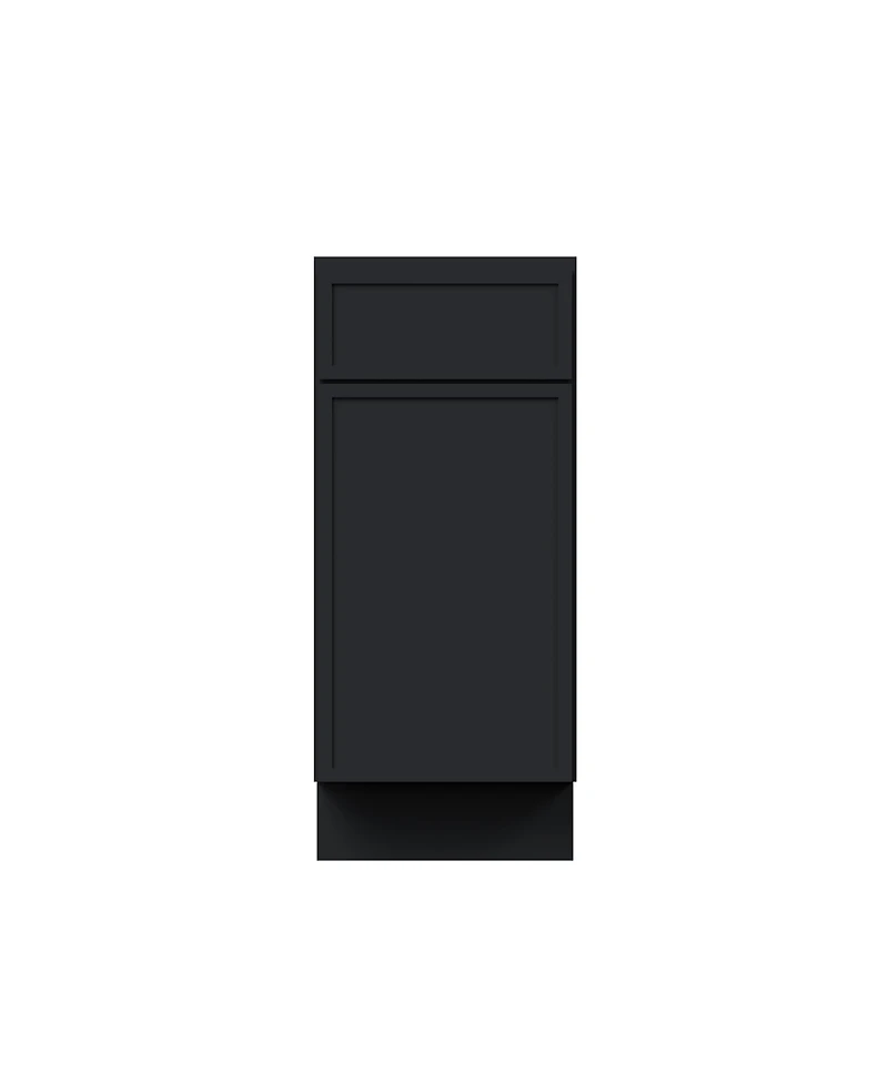 Boyel Living 15 Inch Standard Base Cabinet Kitchen Cabinets with Solid Wood Frame and Soft-Close Hardware