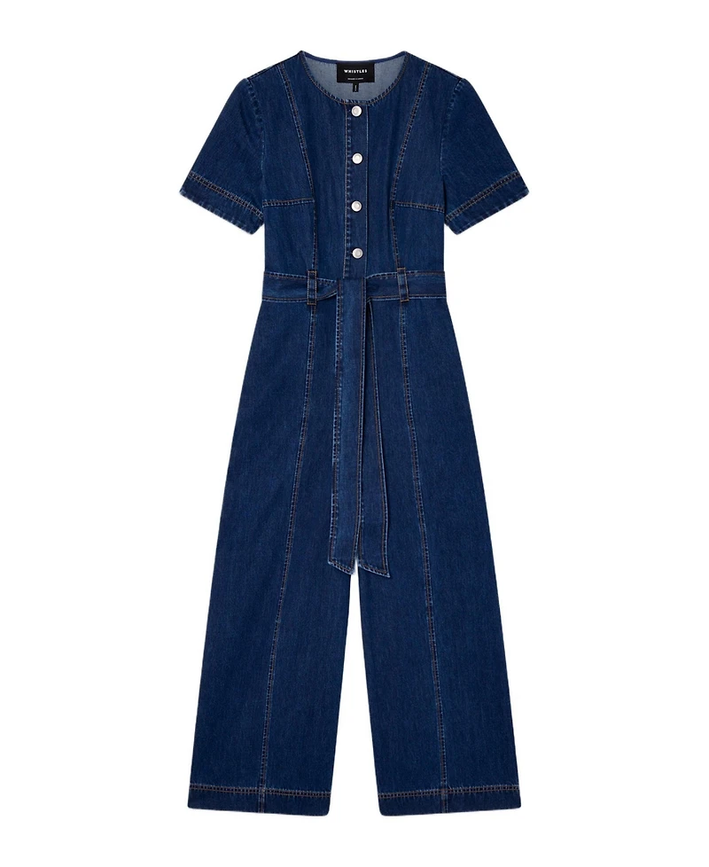 Whistles Women's Button Down Jumpsuit