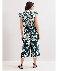 Phase Eight Women's Josie Floral Print Culotte Trousers