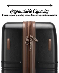 Von Dutch Retro Trek 3-Piece Expandable Hardside Spinner Luggage Set