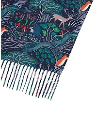 Fable England Women's Enchanted Tree Tassel Scarf