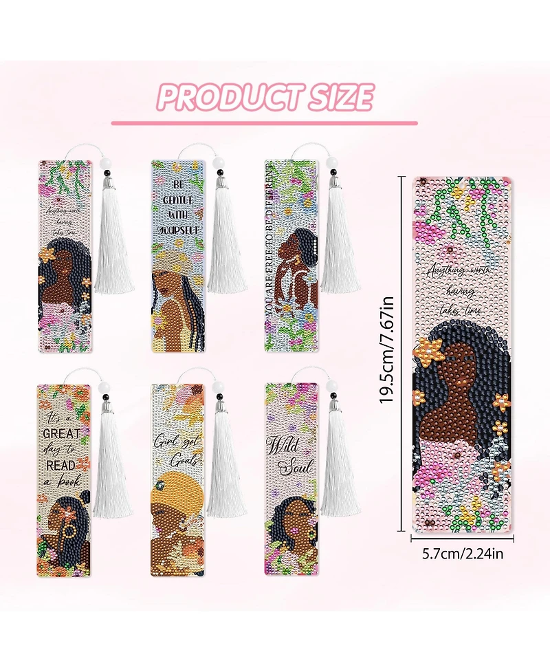 Gnuadz Boho Painting Bookmark Kit Diy Craft Gift