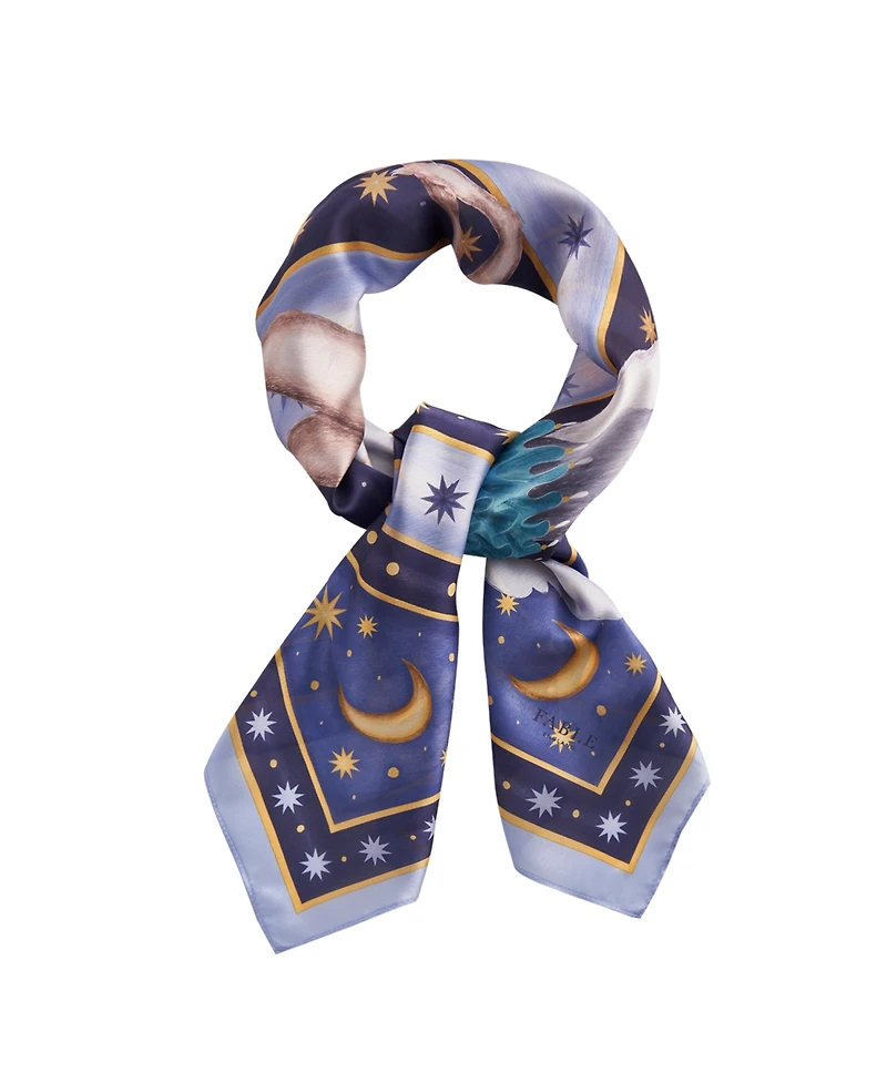 Fable England Women's Catherine Rowe Pet Portraits Whippet Silk Square Scarf