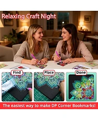 Gnuadz Painting Bookmark Rhinestone Diy Embroidery Gift