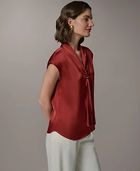 Donna Karan New York Petite V-Neck Top