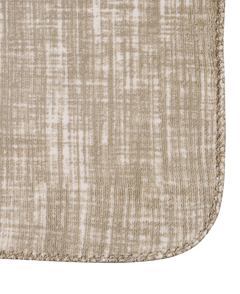 Tahari Home Olivia Reversible Printed Plush Throw, 50" x 70"