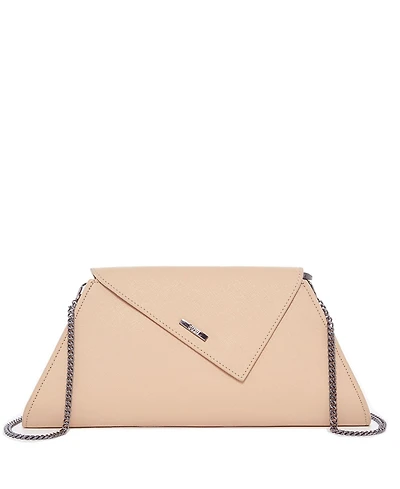 Susu Leather Clutch Bag Nude Clutch Purse Beige Evening Bag Tan Women's Handbag