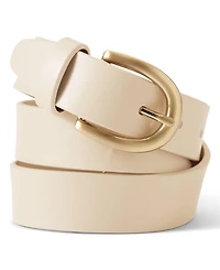 Lands' End Women's Faux Leather Everyday Belt
