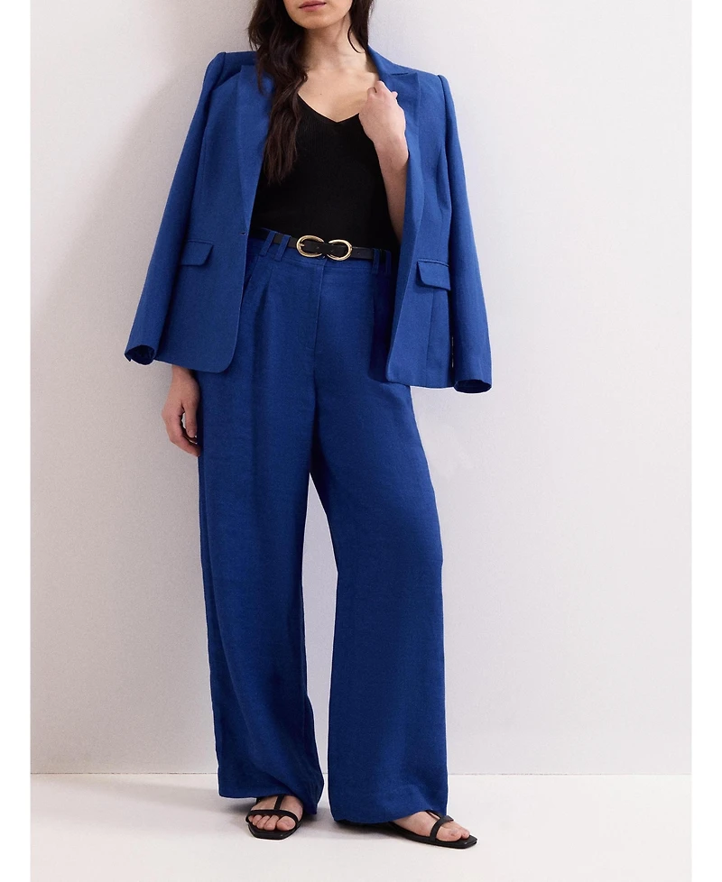 Phase Eight Women's Lottie Wide Leg Linen Trousers