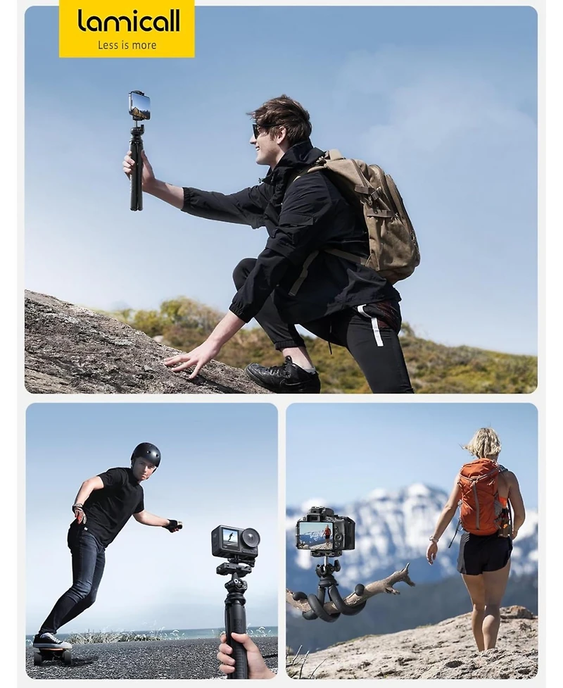 Lamicall Tripod for Camera - 3 1 Flexible