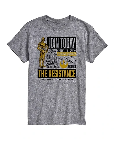 Airwaves Men's Join The Resistence Short-Sleeve Graphic T-Shirt