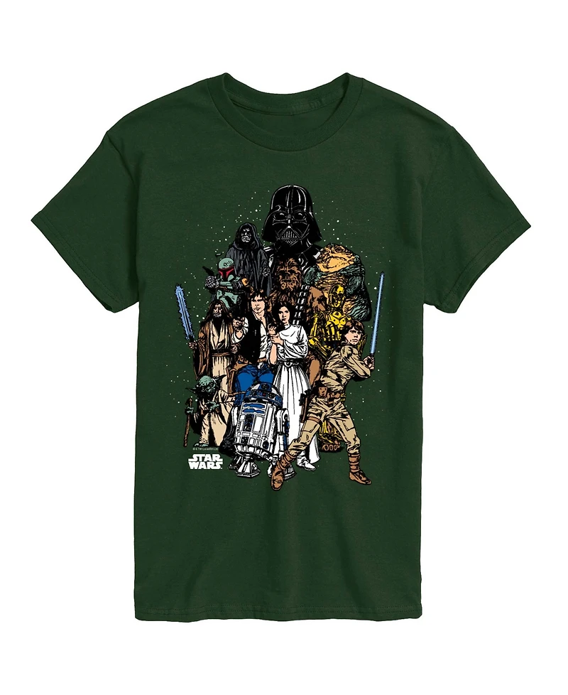 Airwaves Men's Character Collage Short-Sleeve Graphic T-Shirt