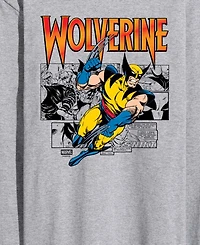 Airwaves Men's Wolverine Comic Pop Long-Sleeve Graphic T-Shirt