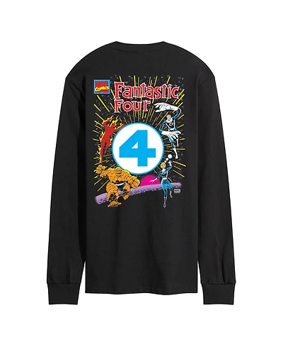 Airwaves Men's Fantastic Four Marvel Comics Long-Sleeve Graphic T-Shirt