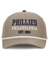 Nike Men's Khaki Philadelphia Phillies Father's Day Rope Rise Adjustable Hat