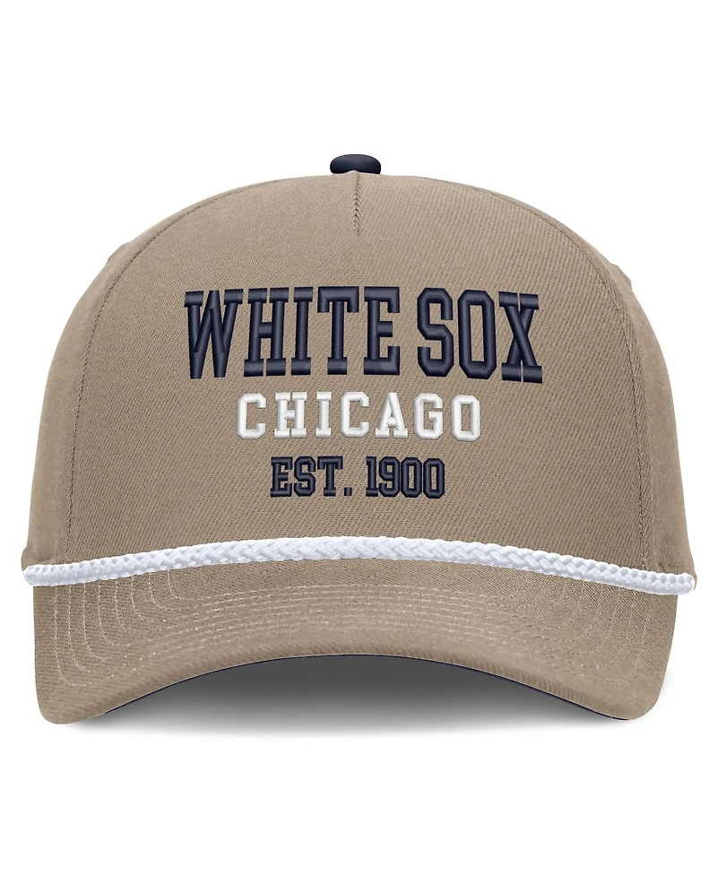 Nike Men's Khaki Chicago White Sox Father's Day Rope Rise Adjustable Hat