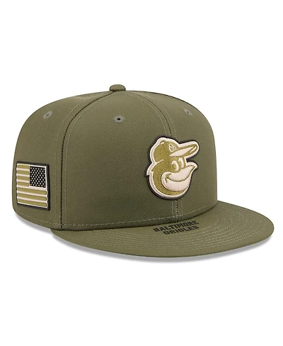 New Era Men's Olive Baltimore Orioles 2026 Armed Forces Day 59FIFTY Fitted Hat