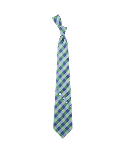 Eagles Wings Men's Vancouver Canucks Woven Poly Check Tie